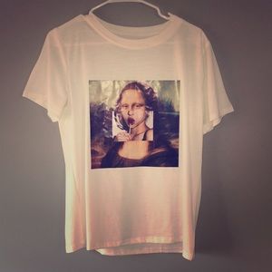 Mona Lisa lollipop shirt